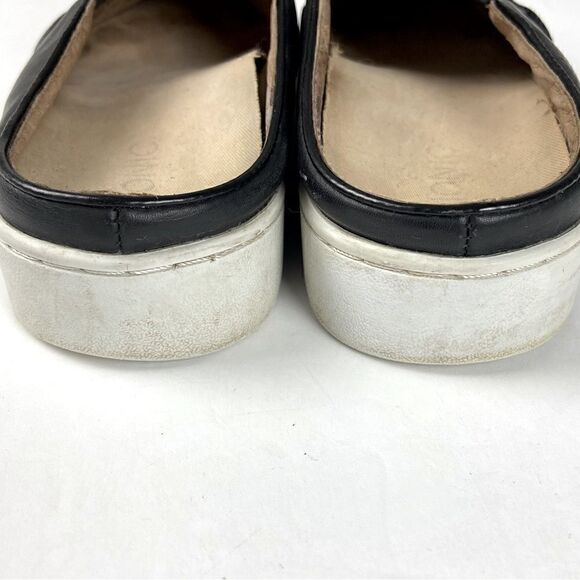 Vionic Dakota Black Leather Slide Sneakers Slip-on Walking Women’s Size 9.5 - Picture 3 of 11